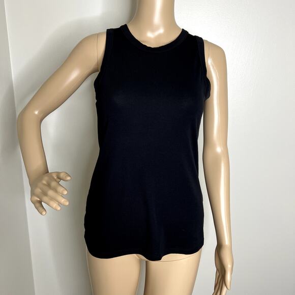 Old Navy Black Crewneck Tank Top - Picture 1 of 8